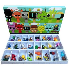 48pcs set Sprunki Model Toy Game Action Figures Toy Birthday Gift