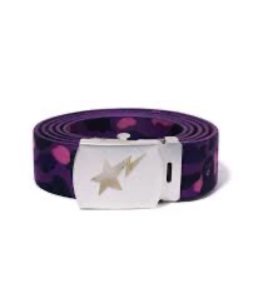 Ape real leather belt エイプ バックル ベルト ネイビー A Bathing Ape Belts for Men for sale | eBay