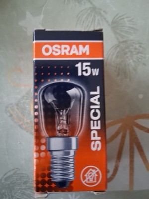 8 Osram Glühbirne Special - 15W 230V E14 - SPC. T26/57 CL - Ledvance - neu