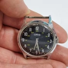 Vintage Mens Oris Wrist Watch Swiss Made Black Dial
