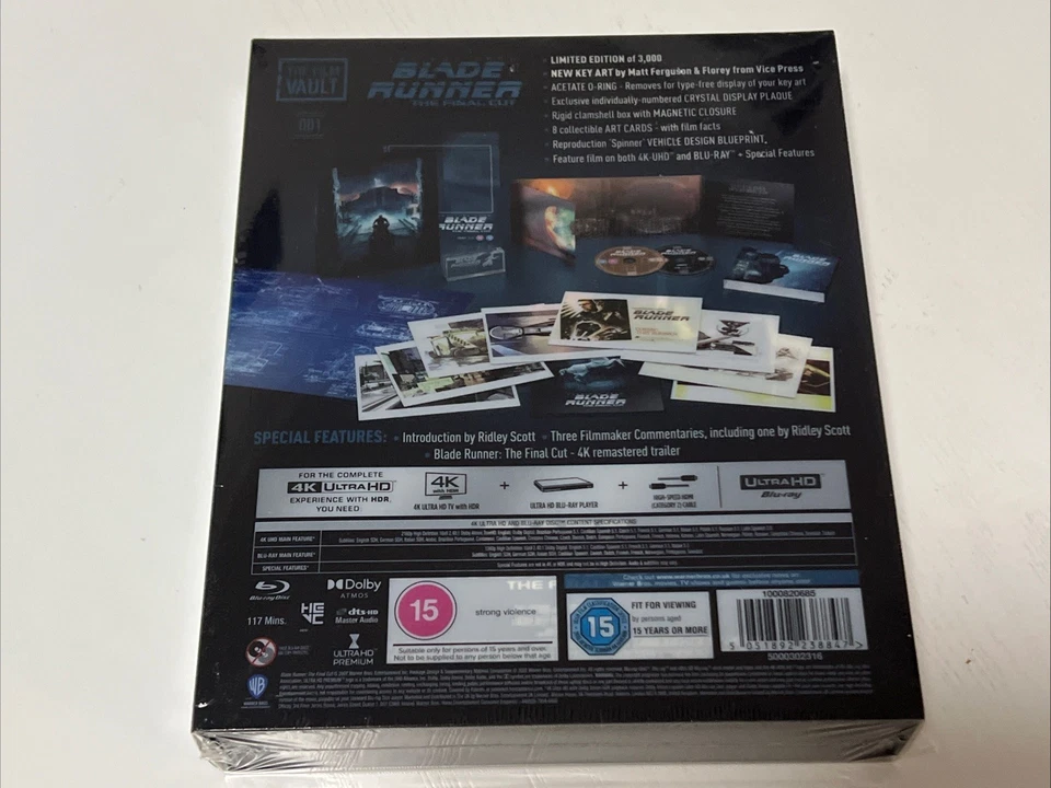 Blade Runner Final Cut Collectors Edition 4K UHD Blu-ray The Film Vault Range UK - Image 3 of 4