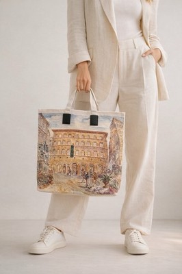 Original Gucci Palazzo Tote Tasche Canvas Signoria Beige Print Limited Edition