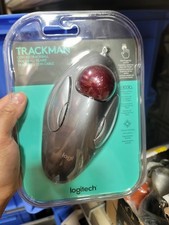 NEW - Logitech TRACKMAN Marble Corded Trackball Mouse Wired
