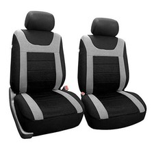 Car Seat Covers Sports Seat Covers Front Seats Only, Airbag Compatible Gray