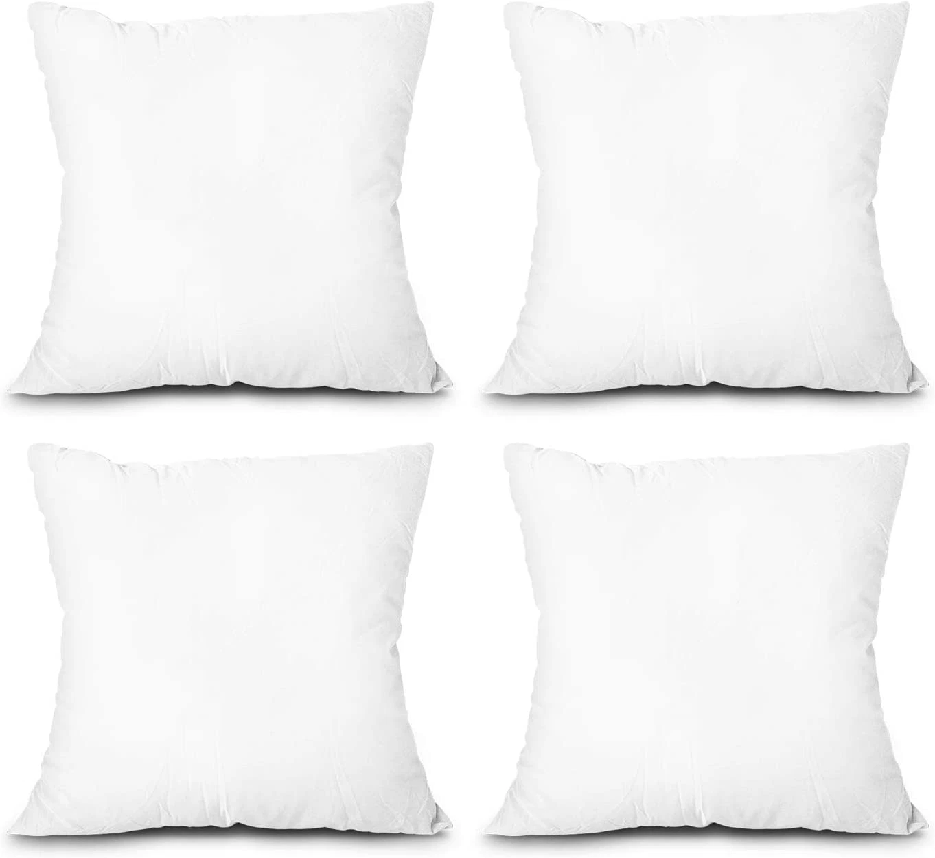Edow Throw Pillow Insert, Lightweight Soft Polyester Down Alternative Decorative