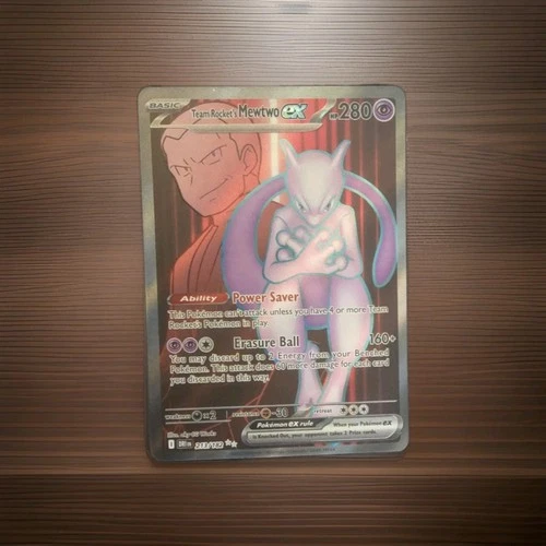 Team Rocket's Mewtwo ex 213/182 Sv10: Destined Rivals Holo High Chance At PSA 10