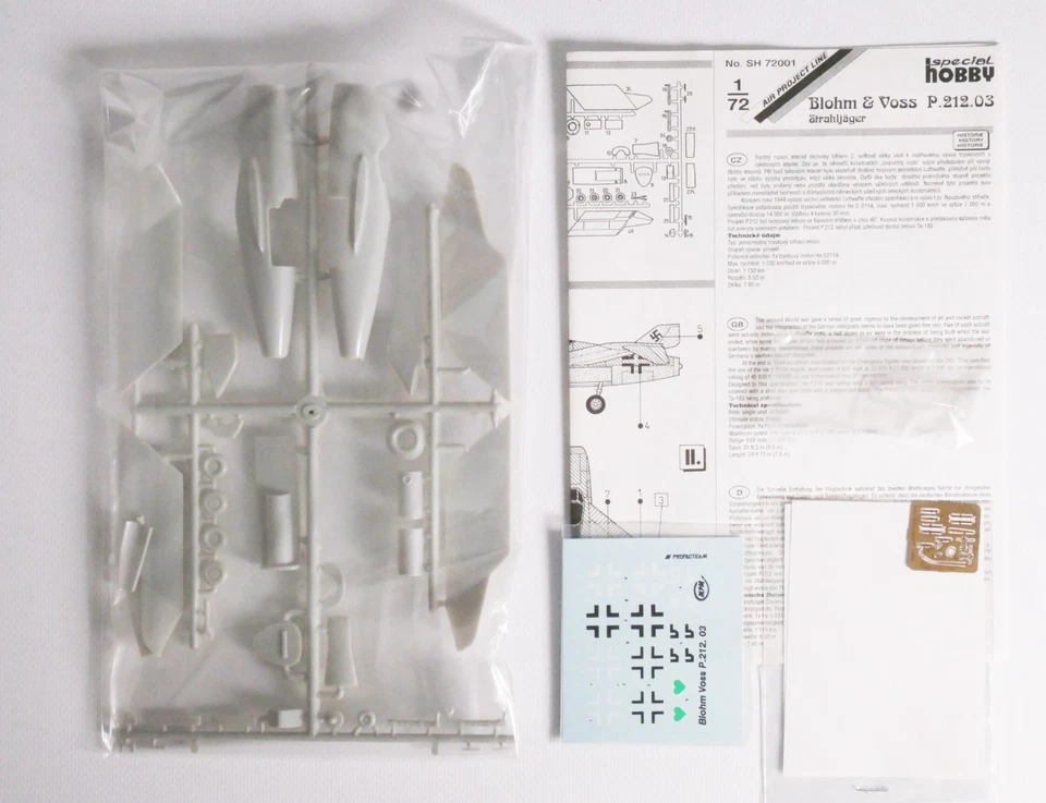 Blohm und Voss P.212 03 Strahljager Special Hobby 1/72 Luftwaffe Secret Project - Immagine 2 di 2