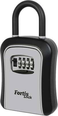 Box for Keys with Code, Portable Shackle Key Safe, 4-Digit Combination Lock, Wea