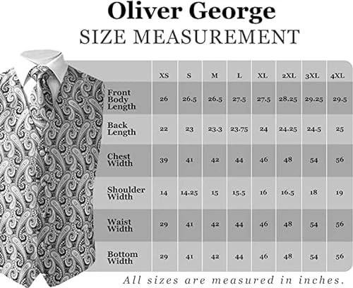 Oliver George Men's Paisley Formal Waistcoat Tuxedo Dress Vest Large Burgundy - Image 4 of 4