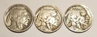 1936 P-D-S Buffalo Nickels - Various Grades