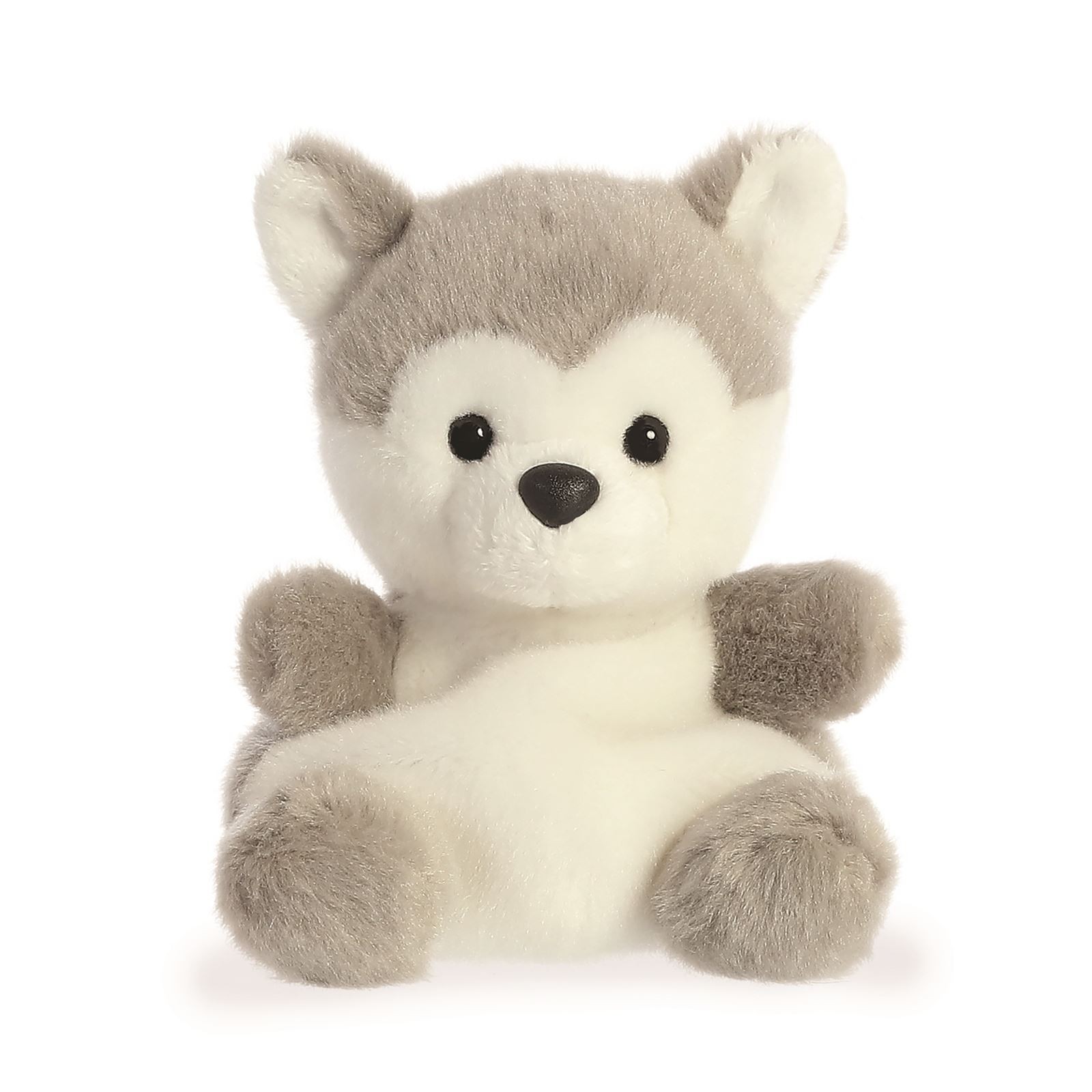 Busky Husky Plush Palm Pals Plushie Cuddly Kids Collectible Soft Beanie Teddy