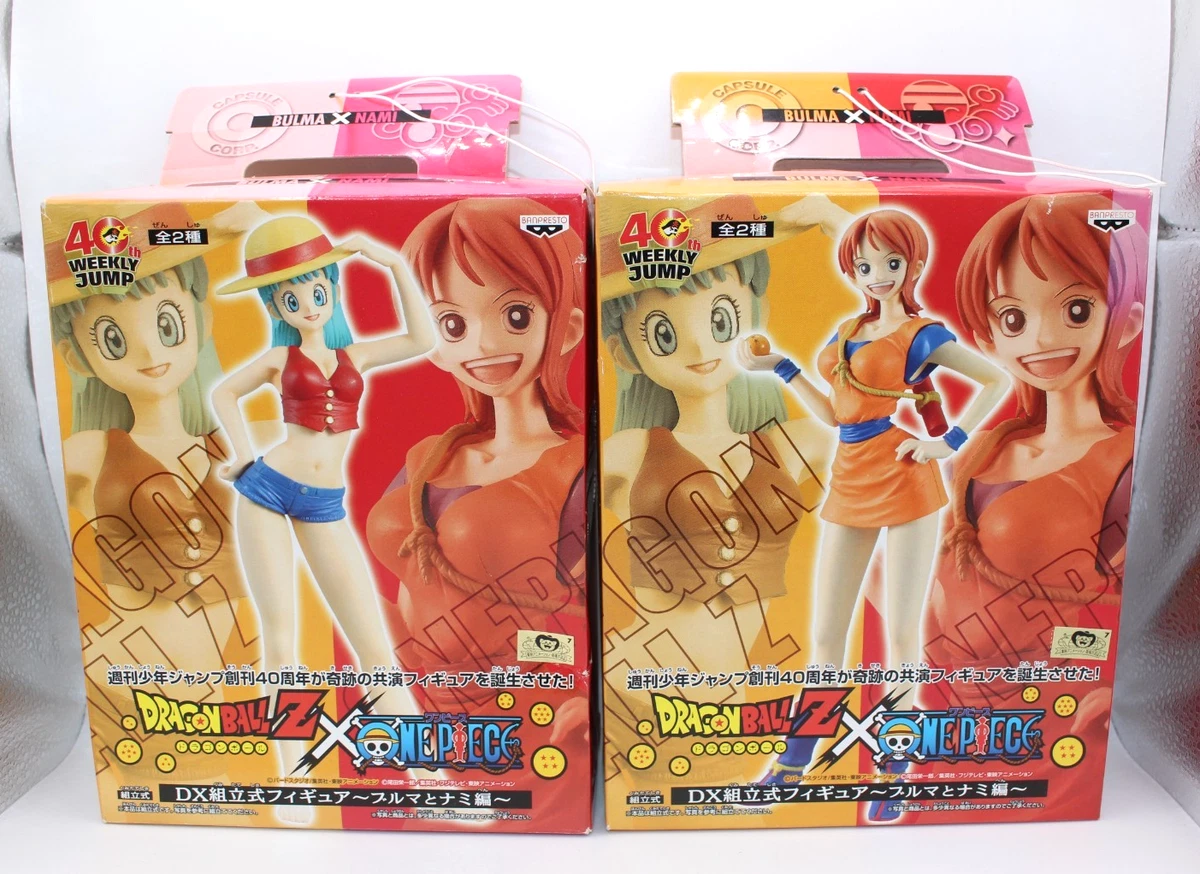 フィギュア(ONE PIECE、ドラゴンボール) Dragon Ball Z x One Piece 40th Weekly Jump Luffy Figure 7.08in
