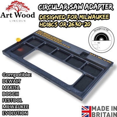 ADAPTER Milwaukee HD18CS-0 2630-20 Adaptor shoe base skid plate guide rail track