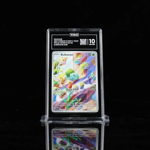2024 Pokemon SV Stellar Crown SCR EN Bulbasaur #143/142 TAG 10