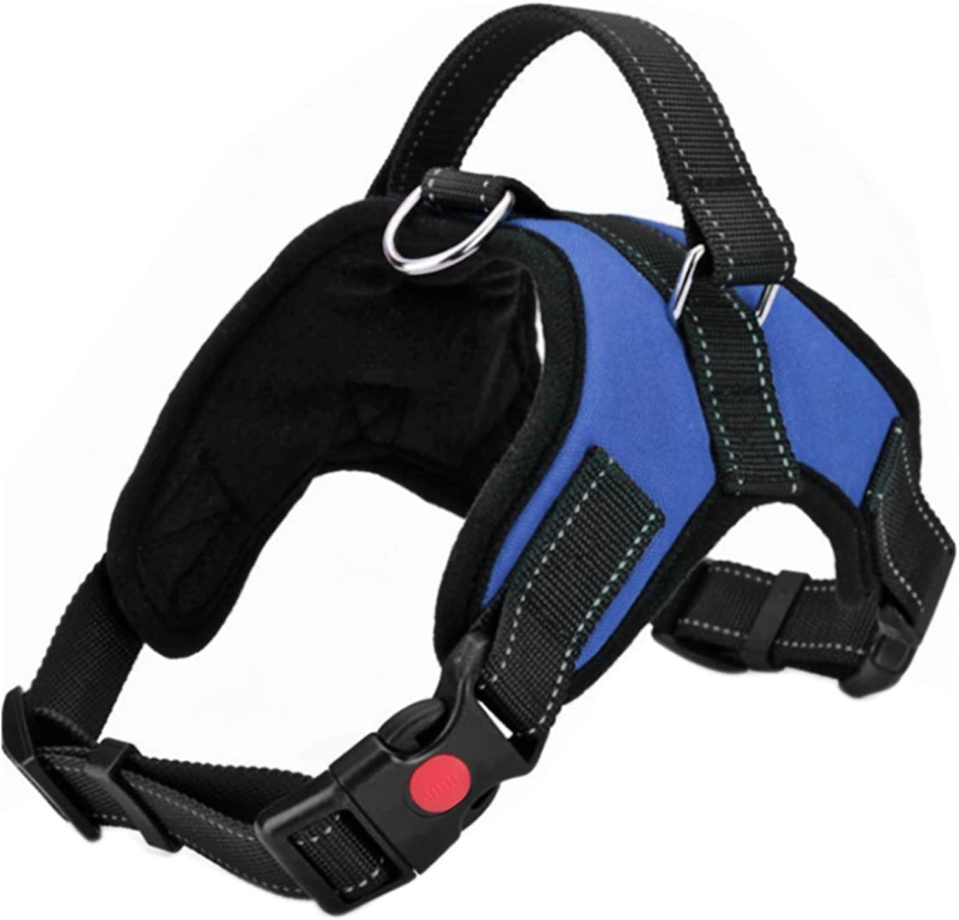 Dog Harness No Pull, Breathable Adjustable Pet Vest, Reflective Oxford Easy Cont