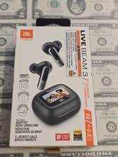 JBL Live Beam 3 Wireless Noise Cancelling Earbuds Black JBLLIVEBEAM3BLKAM 