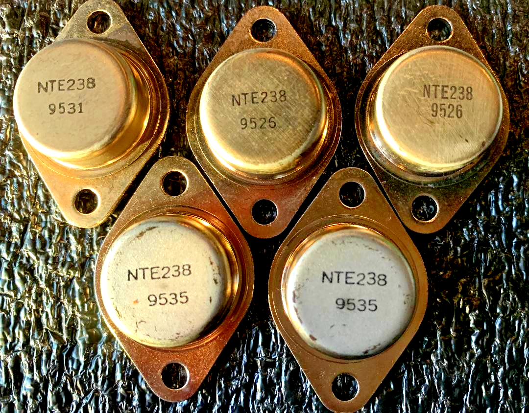 Qty 5 New NTE238 Silicon NPN Transistor Color TV, Horizontal Output | eBay