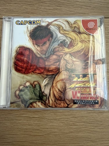 Street Fighter III Double Impact(Sega Dreamcast,2000) Japanese Version US Seller