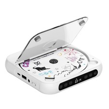 CD Player Portable with Dual Stereo Speakers, Rechargeable Portable CD Player...