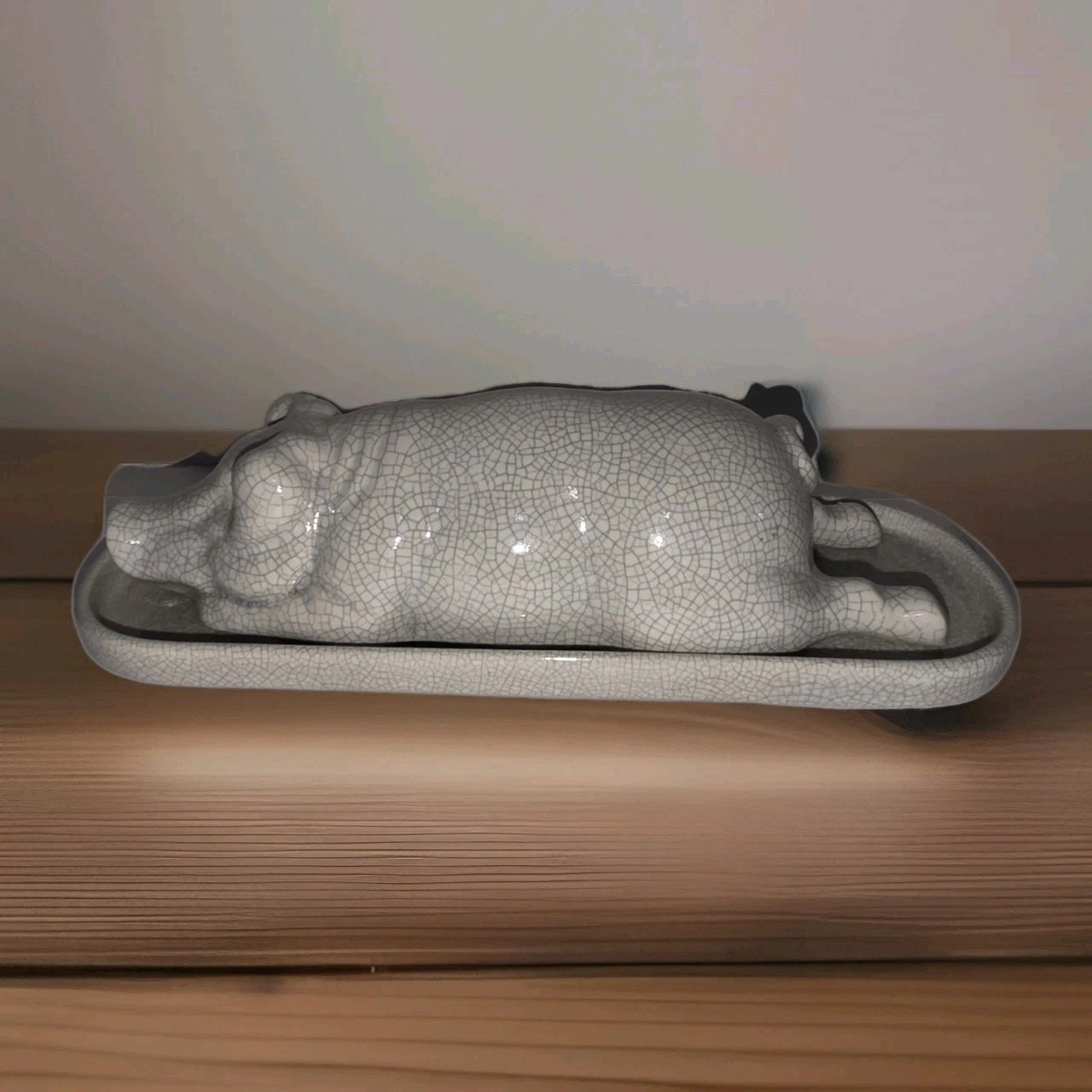 Vintage Department 56 Jam Bon Crackle Ceramic Pig Butter Dish Farmhouse
Opens in a new window or tab