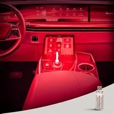 Mini USB Touch Control LED Ambient Light - 4 Lighting Modes Stable Color: Red
