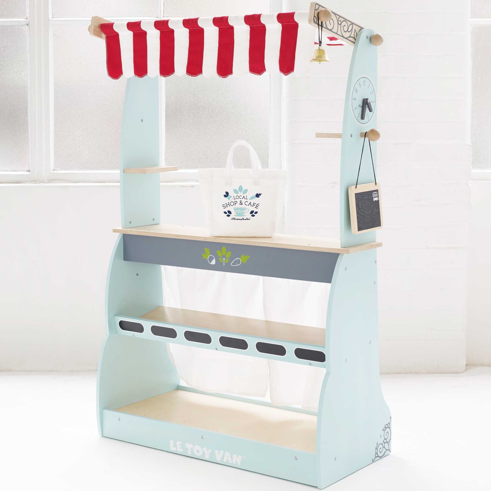 Le Toy Van Shop & Café Market Stand TV317 - Pretend Play Toy