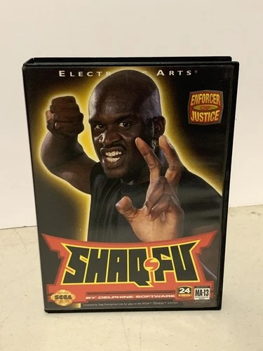 Shaq Fu Sega Genesis Box + Game Authentic