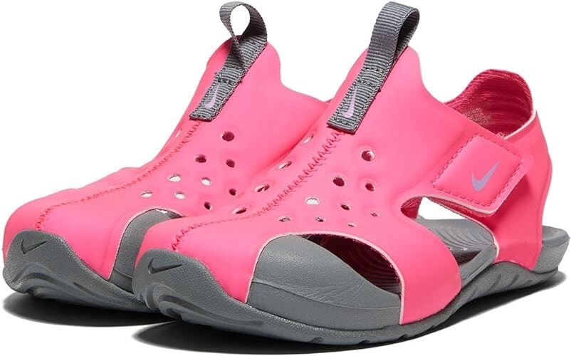 Nike Sunray Protect TD Sandals Little Kids Girls 9c Pink Gray - Main Image