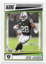 2022 Score #126 Josh Jacobs - Las Vegas Raiders