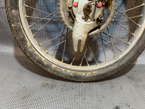⭐ 1978 Kromag Puch Sears Roebuck Free Spirit Moped Rear Wheel DAMAGED - Foto 2 di 16