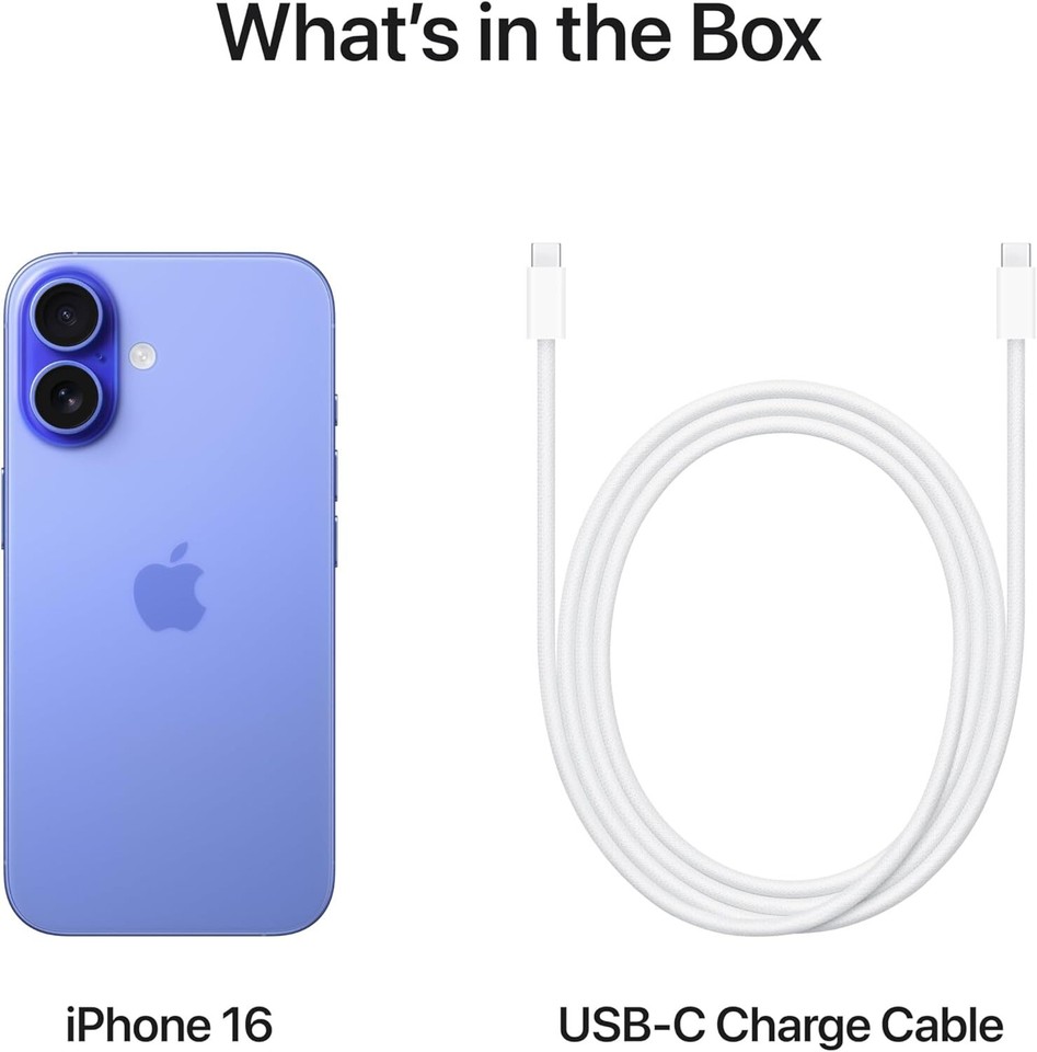 Apple iPhone 16 128GB 5G SIMFree Smartphone Unlocked DualSIM