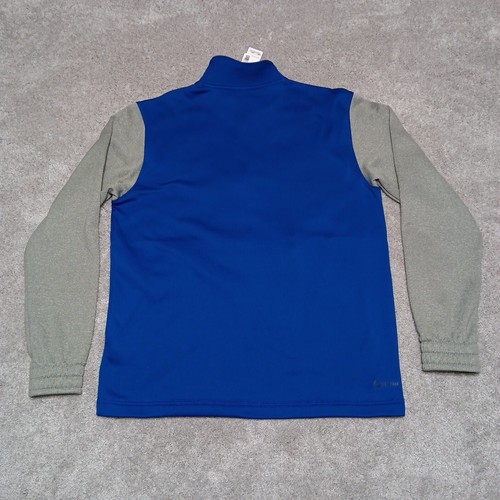 NEW ADIDAS 1/2 Zip Aronak Fleece Men's Med. Blue AEROREADY Long Sleeve Golf NWT - 第 2/15 張圖片