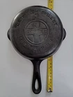 Vintage 1930s Griswold Cast Iron Skillet 3 Erie PA. USA 709 Large Block Logo, 6"
