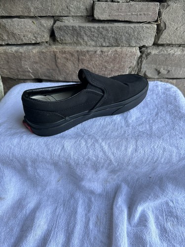 Vans Kids Slip On Shoes Black on Black Size 13.5- BA2 - Picture 12 of 12