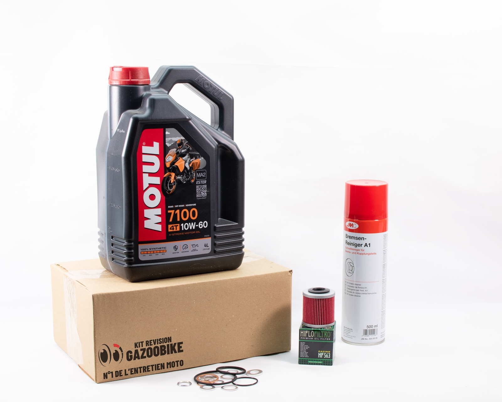 Kit Vidange Aprilia RXV 450 Solution Contre la Surchauffe Moteur Motul 10W60 4L