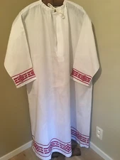 Alb whit a beautiful decoration