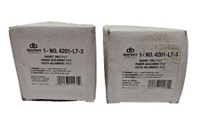 Lot of 2 Dearborn 4201-L7-3 Lucky 7 Stainless Replacement Sink Basket Strainer