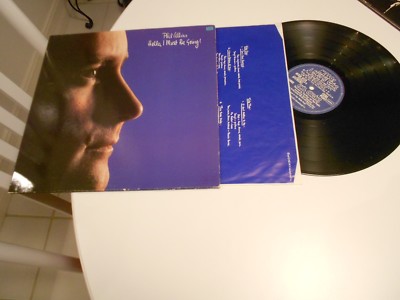 PHIL COLLINS HELLO, I MUST BE GOING LP-WEA-99263- VINYL EXCELLENT GERMAN IMPORT