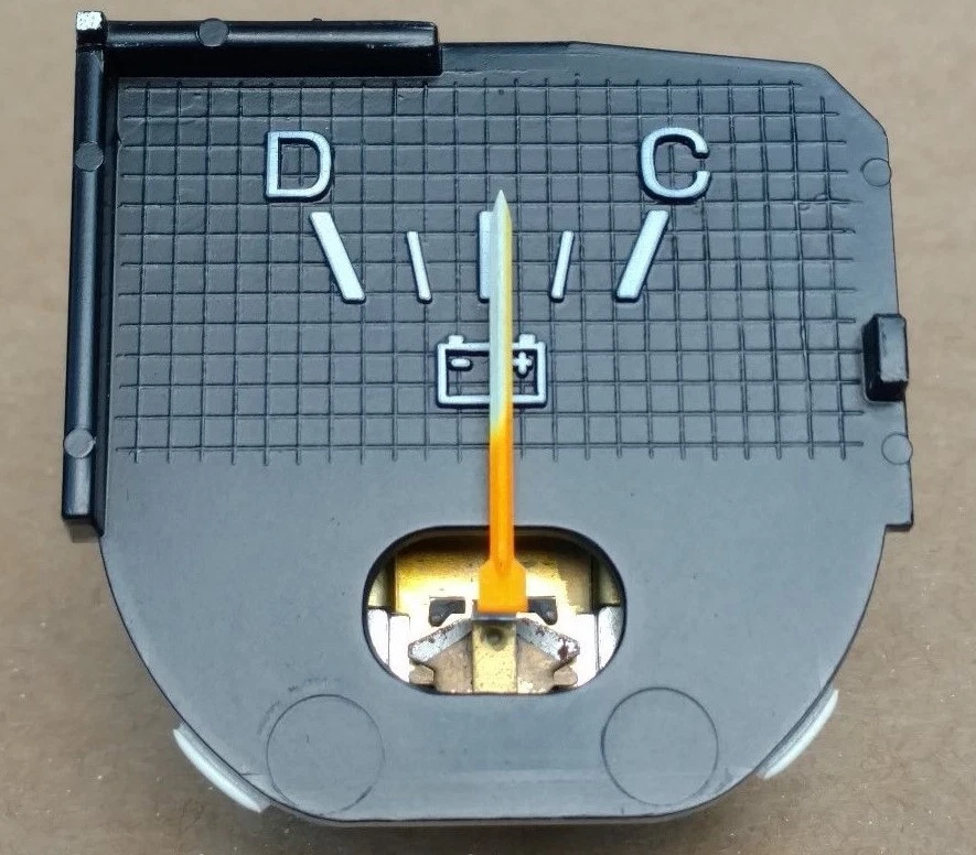 80-86 Ford Truck F150 F250 F350 Voltaje Batería Amperímetro Amp Medidor de Carga OEM Foto 3 de 4