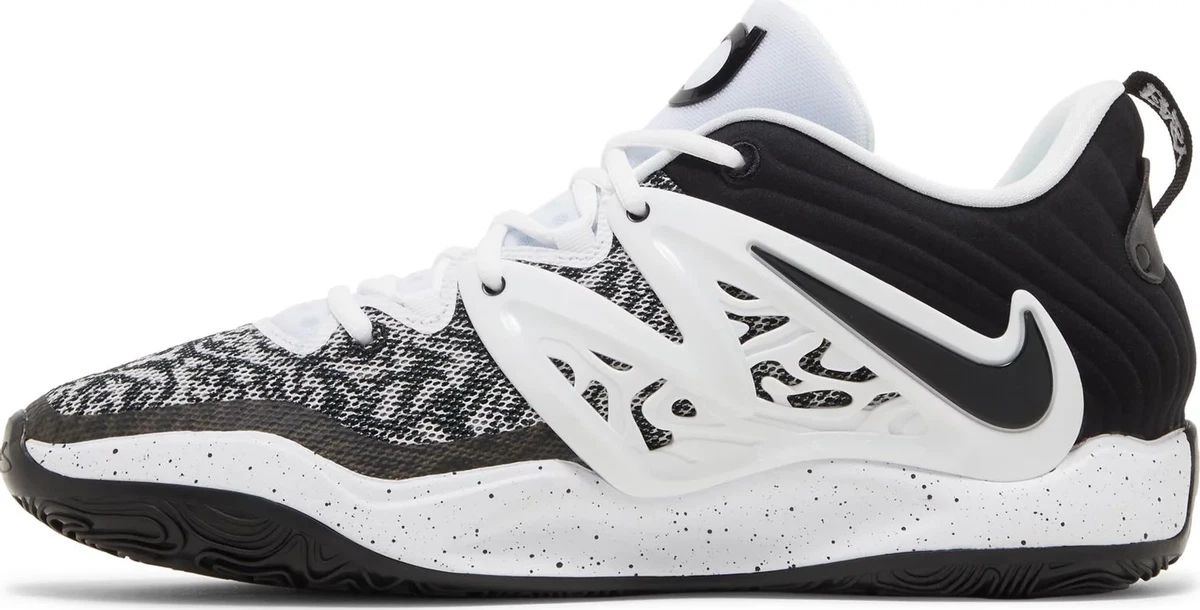 Nike KD 15 TB Oreo White Black Speckled Durant Sneakers Shoes DO9826 100 Mens 10