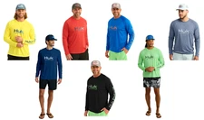 New HUK Men's Vented Pursuit Performance Crew - Multiple Colors - Multiple Sizes