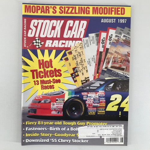 Stock Car Racing Magazine August 1997 Subscription Edition | eBay