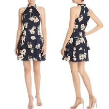 BB Dakota by Steve Madden Gardenia Floral Print Sleeveless Fit  Flare Dress 2 