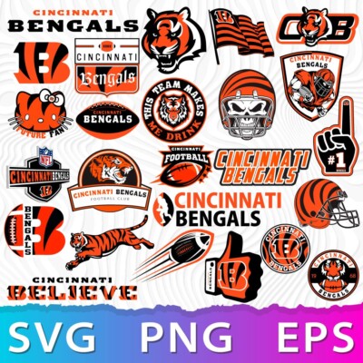 Cincinnati Bengals Logo SVG, Bengals PNG Logo, Bengals SVG Files, SVG for Cricut