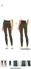 SPANX Size Medium Leggings Look At Me Now Seamless  in Green Camo Contouring