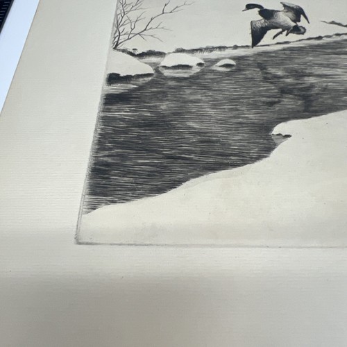 ART PAPER ETCHING PHOTO PRINT Hans Kleiber Horses At The Hitch Rack Wyoming Old - Picture 15 of 17