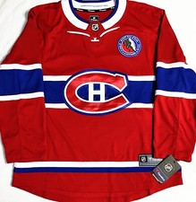 NWT-M * BLANK MONTREAL CANADIENS W/ HALL OF FAME PATCH FANATICS BREAKAWAY JERSEY