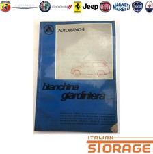 AUTOBIANCHI BIANCHINA GIARDINIERA TIPO 120 CATALOGO RICAMBI USATO ORIGINALE