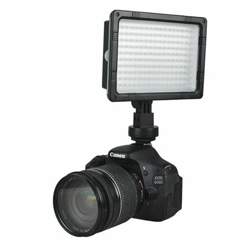 JJC LED-160 160 hi intensity 5500-6000K Fits Canon 80D 5D 6D 7D Nikon D5600 3500 - Image 4 of 4