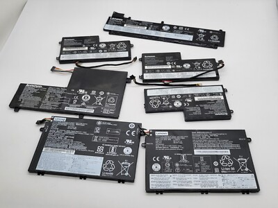 #ad LOT of 6 Genuine Lenovo ThinkPad battery AS IS $59.99